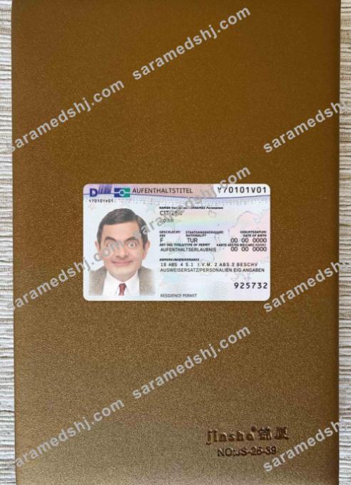 Germany residence permit 2011-present photolook FRONT